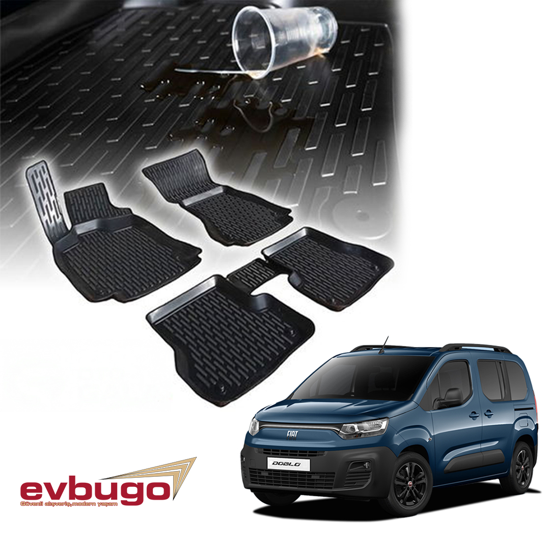 3D PASPAS SİYAH FIAT DOBLO 2-3 2010+